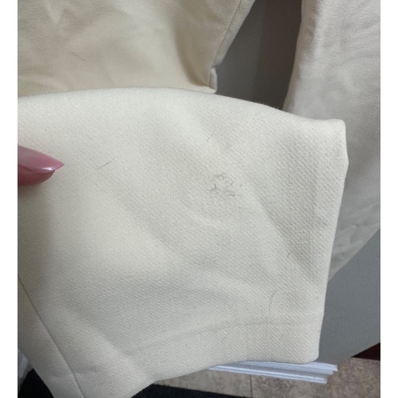 NWT Zara Cream High-waisted Dress Pants Medium - Picture 5 of 6